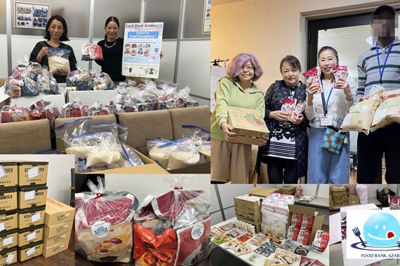 Food Support in April - April Food Aid - Delivered Food to Minato-ku Impoverished Families, Refugee Support Organizations, etc.
