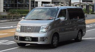 Example of a van type taxi.