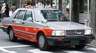 Example of a standard sedan taxi.